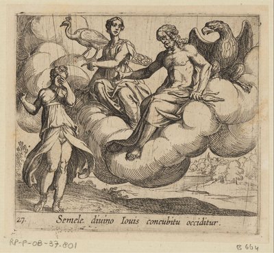 Der Wunsch von Semele von Antonio Tempesta