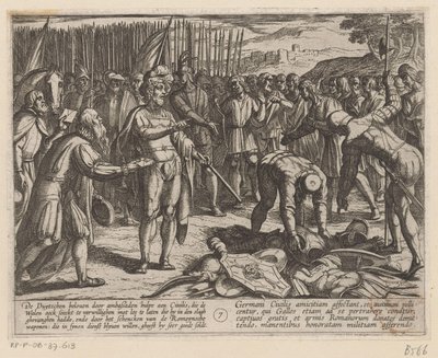 Deutsche Gesandte besuchen Julius Civilis von Antonio Tempesta