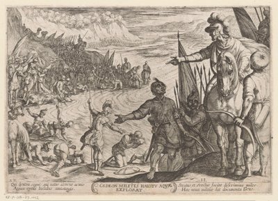 Gideon wählt seine Soldaten von Antonio Tempesta