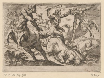 Herkules und die Kentauren von Antonio Tempesta