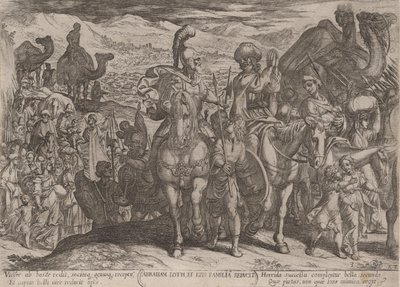 Tafel 3: Abraham bringt Lot und seine Familie in sein eigenes Land, aus 