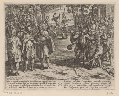 Römer kaufen die jungen niederländischen Männer von den niederländischen Ältesten von Antonio Tempesta