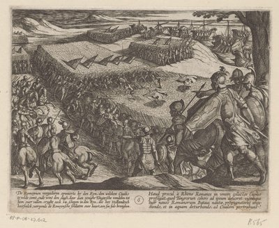 Römer bei Rhein besiegt von Antonio Tempesta