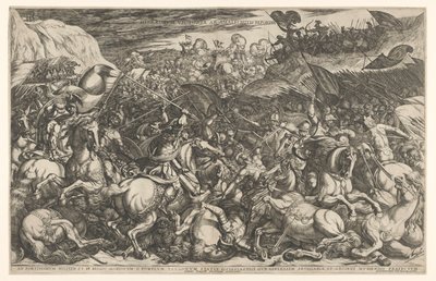 Kampf zwischen den Israeliten und den Amalekitern von Antonio Tempesta