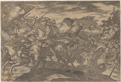 Kämpfende Soldaten von Antonio Tempesta