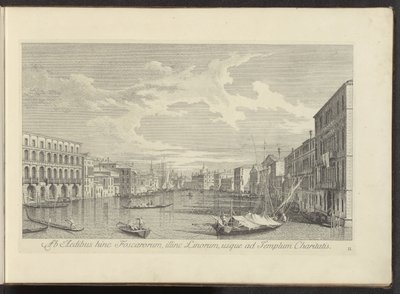 Ansicht des Canal Grande in Venedig von Antonio Visentini