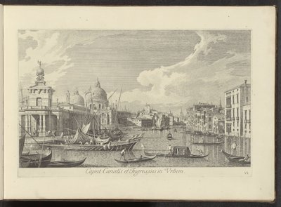 Ansicht des Canal Grande in Venedig von Antonio Visentini