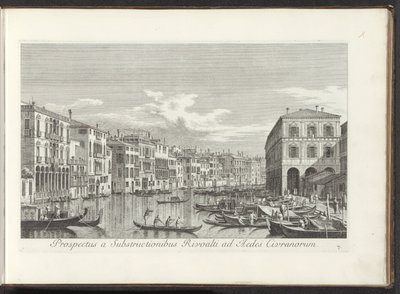 Ansicht des Canal Grande in Venedig von Antonio Visentini