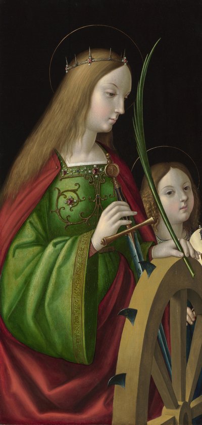 Die heilige Katharina von Alexandria von Antonio da Solario