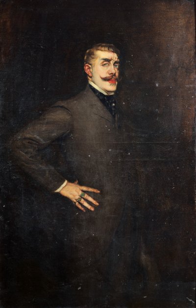 Porträt von Jean Lorrain von Antonio de la Gandara