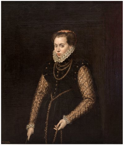 Dame mit Goldketten von Antonis Mor