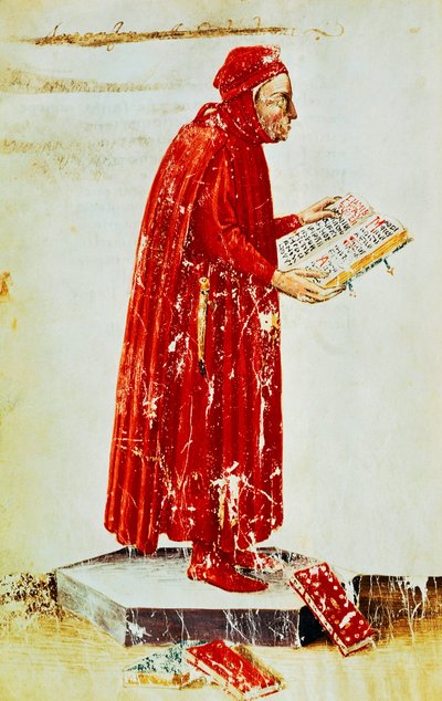 Porträt von Lino Coluccio Salutati (Stignano) von Apollonio di Giovanni di Tommaso