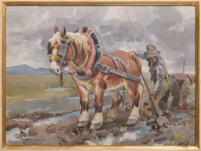 Arbeit auf den Feldern von Arcangelo Salvarani