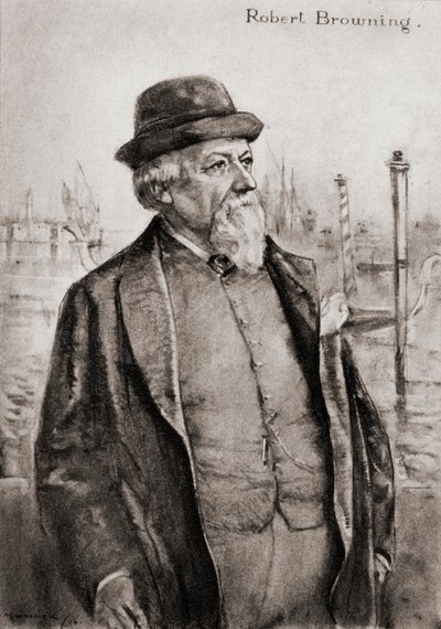 Robert Browning von Archibald Standish Hartrick
