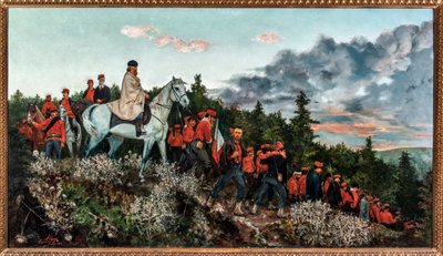 Die Schlacht von Mentana, 3. November 1867 von Archimede Tranzi