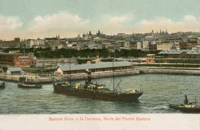 Darsena-Docks, Puerto Madero, Buenos Aires, Argentinien (Farbfoto) von Argentinian Photographer