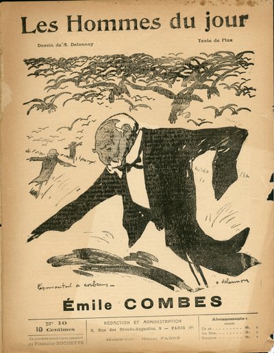 Titelblatt von „Les Hommes du jour“, Nummer 10 von Aristide Delannoy