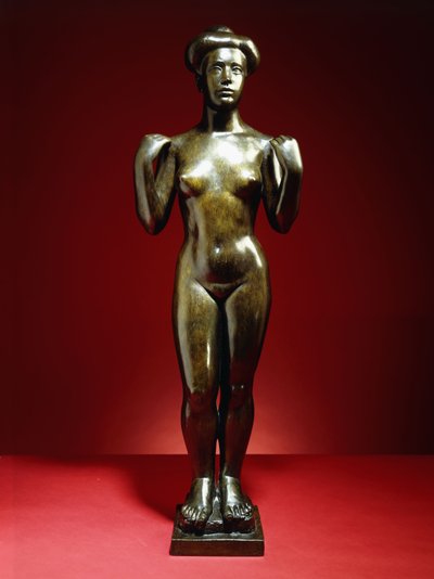 Badende mit erhobenen Armen; Baigneuse, aux Bras Levés, ca. 1900 von Aristide Maillol