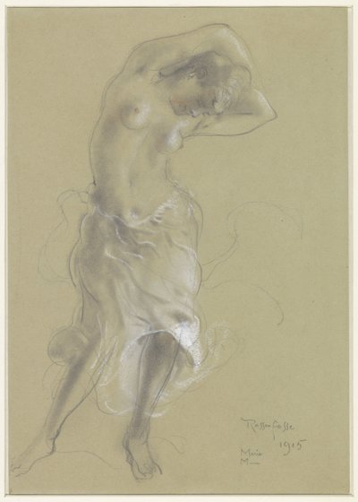 Tanzende halbnackte Frau von Armand Rassenfosse