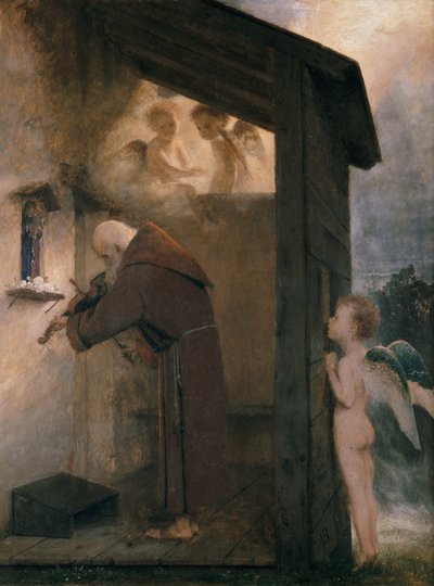 Der Einsiedler von Arnold Böcklin