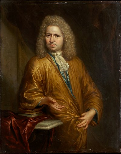 Porträt eines Mannes (Rudolf van Loen?) von Arnold Houbraken