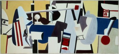 Studie für Wandgemälde für das Verwaltungsgebäude, Flughafen Newark, New Jersey von Arshile Gorky