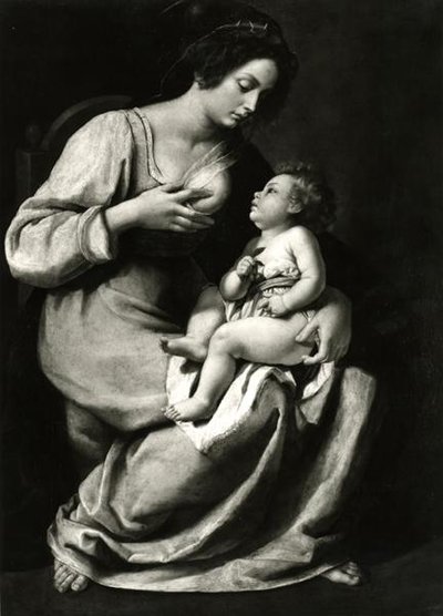 Madonna der Kirschen von Artemisia Gentileschi