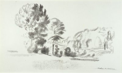 Ufer des Rockland-Sees von Arthur B. Davies