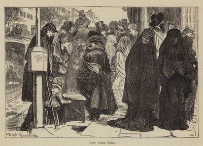 New Yorker Schleier von Arthur Boyd Houghton