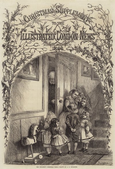 Das Weihnachtslied der Kinder von Arthur Boyd Houghton