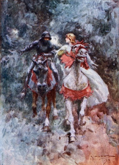 Der Ritter und die Lorelei von Arthur C. (after) Michael