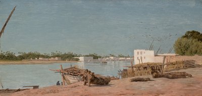Ein Blick auf den Nil, nahe Kairo von Arthur Ditchfield