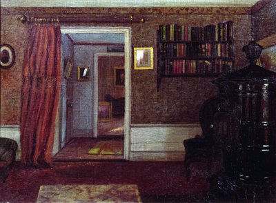 Der Salonofen, ca. 1900 von Arthur F. Davies