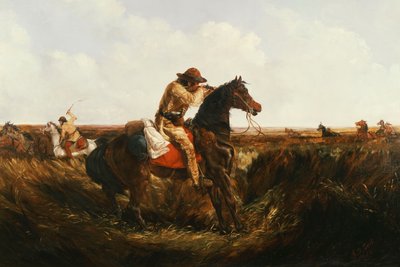 Der Scheck - Halten Sie Abstand, 1852 von Arthur Fitzwilliam Tait