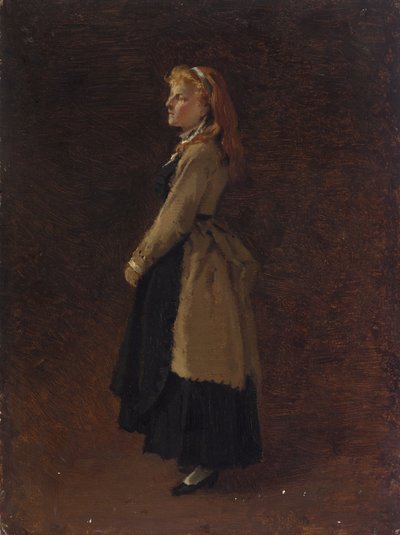 Porträt Mimi Ramberg, die Tochter des Künstlers von Arthur Georg Freiherr von Ramberg