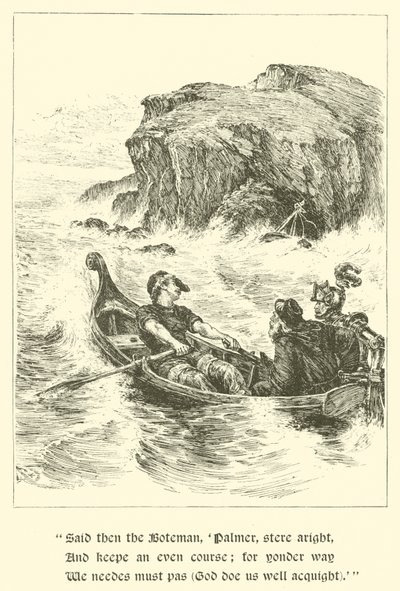 Sir Guyon, Der Felsen des Vorwurfs von Arthur George Walker