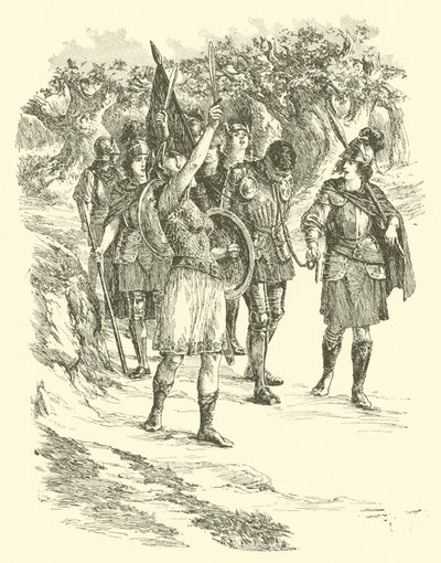 Die Abenteuer von Sir Artegall, Königin der Amazonen von Arthur George Walker