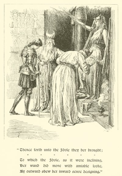 Die Abenteuer von Sir Artegall, Radigund und Britomart von Arthur George Walker