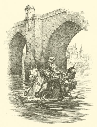 Die Abenteuer von Sir Artegall, Die Brücke des Sarazenen von Arthur George Walker