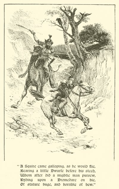 Der Knappe von niedrigem Rang, Der Riese mit den flammenden Augen von Arthur George Walker
