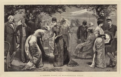 Eine Gartenparty im Marlborough House von Arthur Hopkins