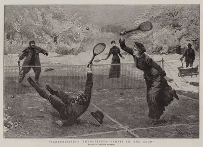 Unbezwingbare Enthusiasten, Tennis im Schnee von Arthur Hopkins