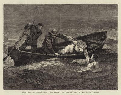 Szene aus Mr. Charles Reades neuem Drama, Das versenkte Schiff, im Olympic Theatre von Arthur Hopkins