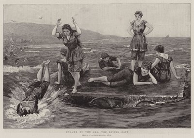 Sommer am Meer, das Tauchfloß von Arthur Hopkins