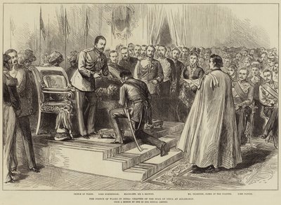 Der Prinz von Wales in Indien, Kapitel des Sterns von Indien in Allahabad von Arthur Hopkins