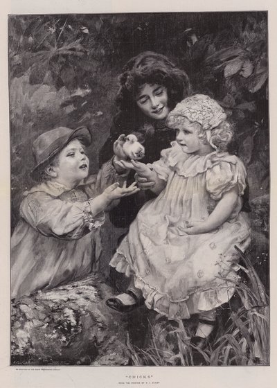 Küken von Arthur John Elsley