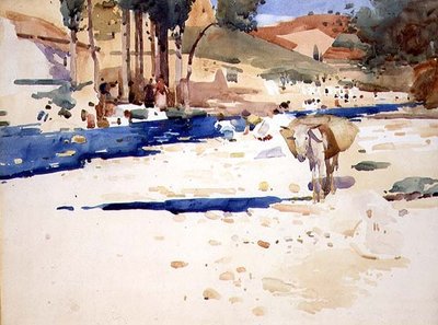 Wäscherinnen am Darro von Arthur Melville
