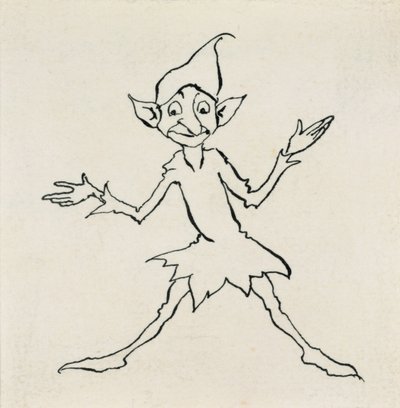 Guten Abend! sagte Lukoje, Illustration aus Hans Christian Andersens Märchen, veröffentlicht 1932 von Arthur Rackham