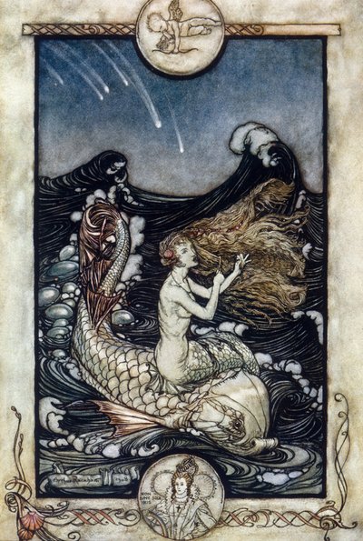 Illustration von Arthur Rackham für Ein Sommernachtstraum von William Shakespeare von Arthur Rackham