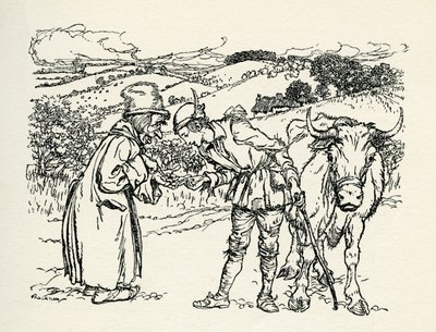Jack und die Bohnenranke von Arthur Rackham